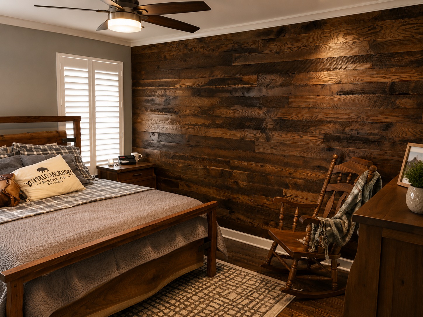 Reclaimed Wood Accent Wall