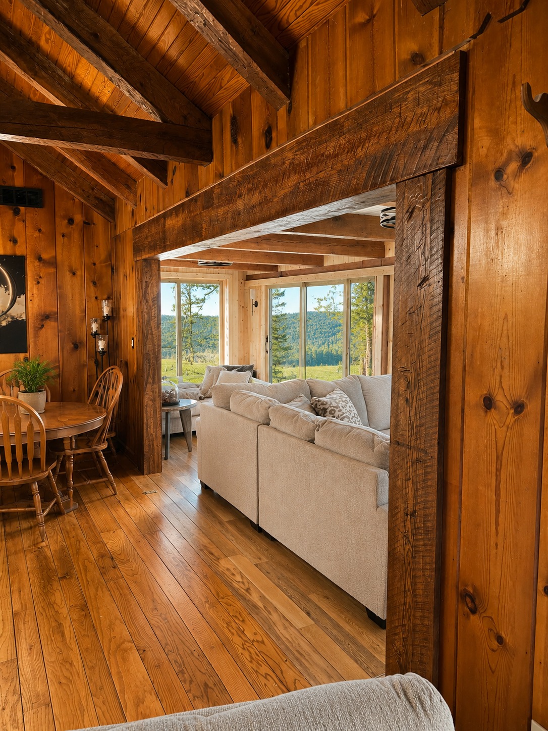Rustic Timber Opening