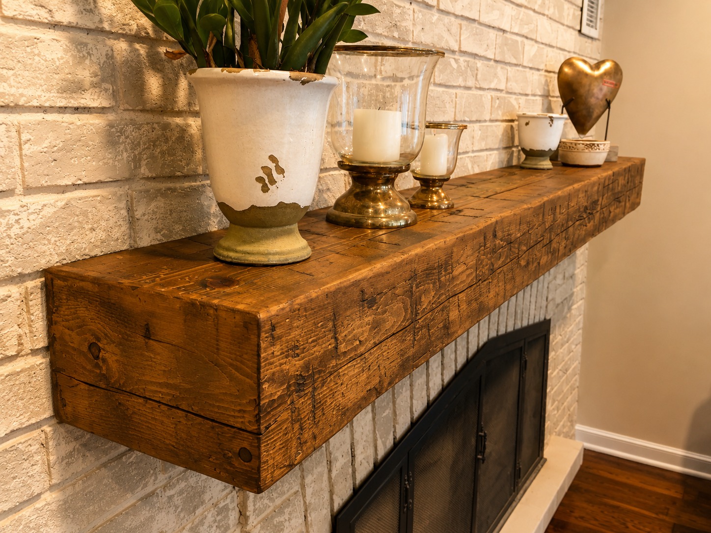 Reclaimed Wood Mantel
